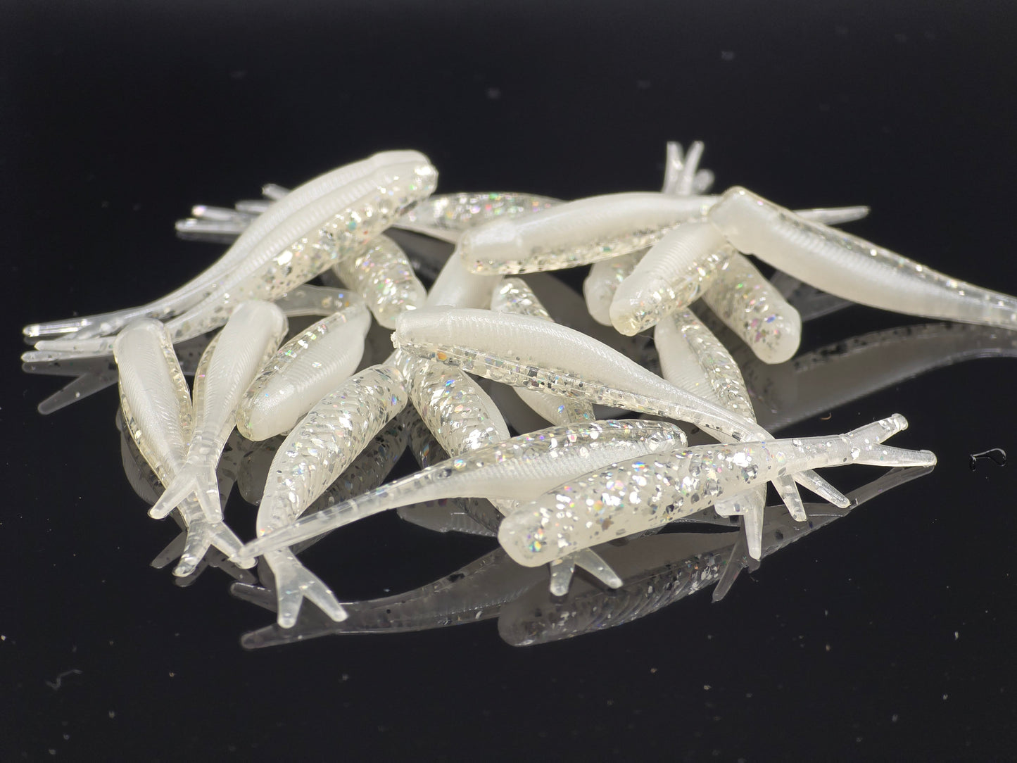 (20 ct.) 2" Tracer Shad Soft Plastic Bait - Laminate Colors