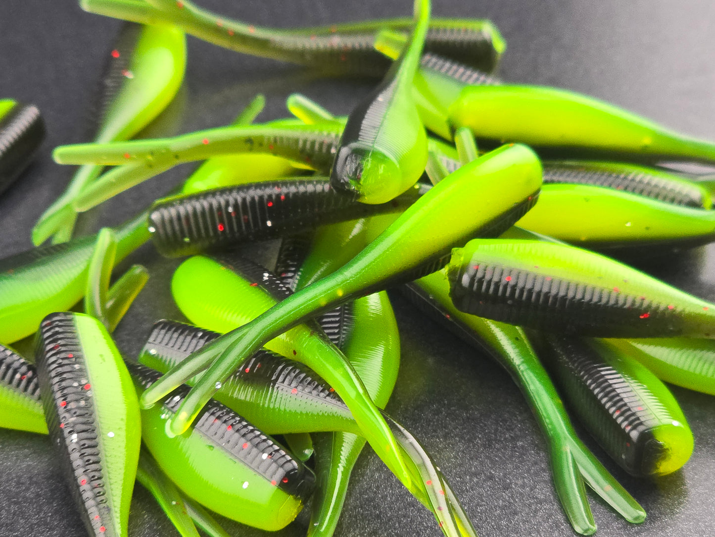 (20 ct.) 2" Slab Crusher Soft Plastic Bait - Laminate Colors