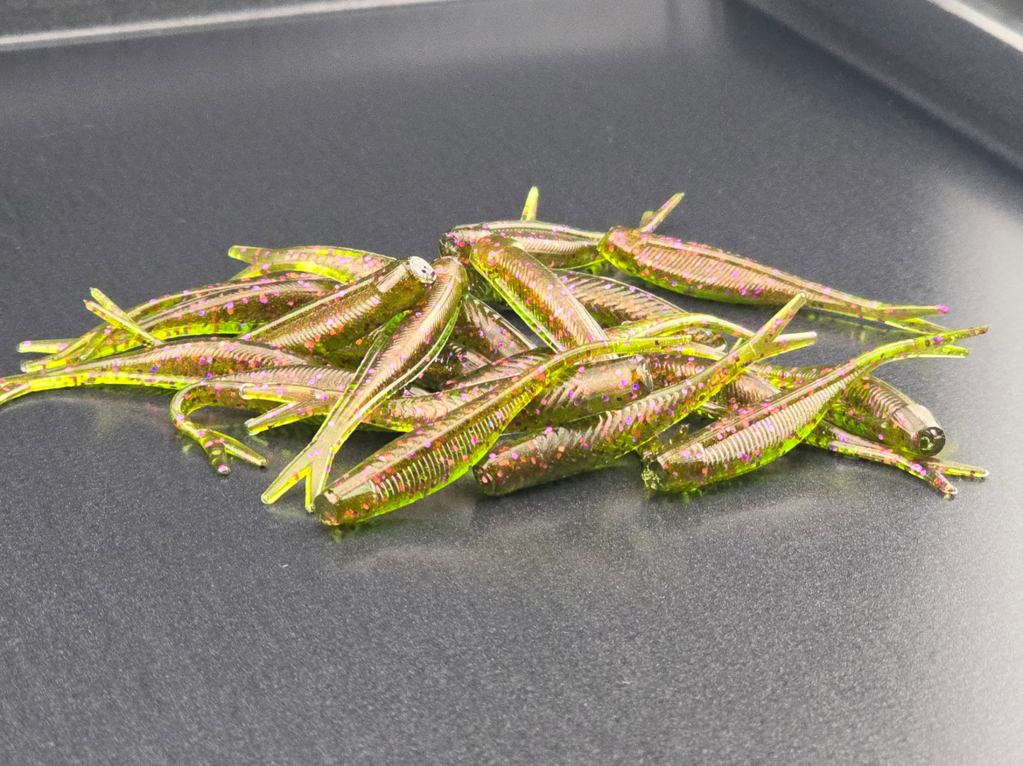 (20 ct.) 2" Tracer Shad Soft Plastic Bait - Solid Colors