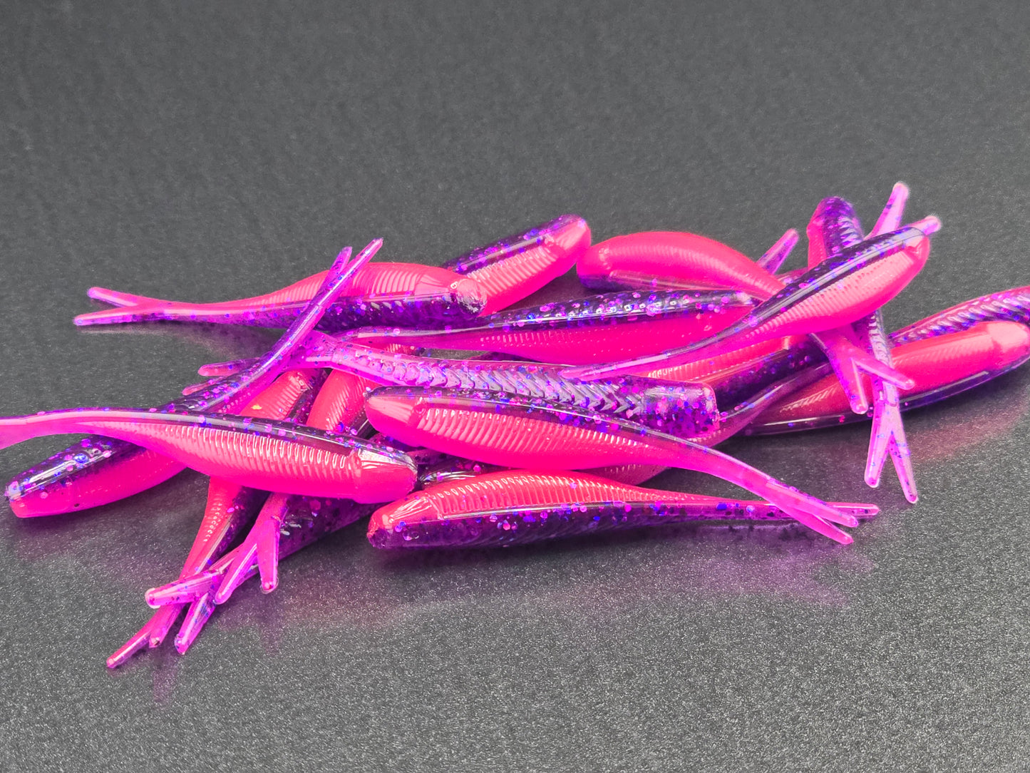 (20 ct.) 2" Tracer Shad Soft Plastic Bait - Laminate Colors