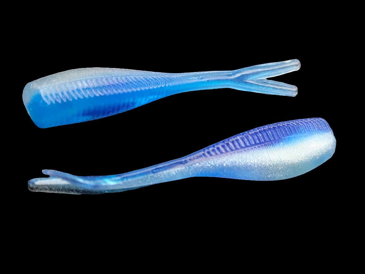 (20 ct.) 2" Slab Crusher Soft Plastic Bait - Laminate Colors