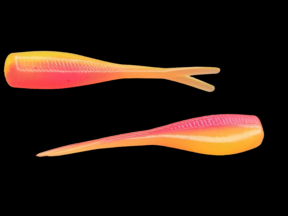 (20 ct.) 2" Slab Crusher Soft Plastic Bait - Laminate Colors