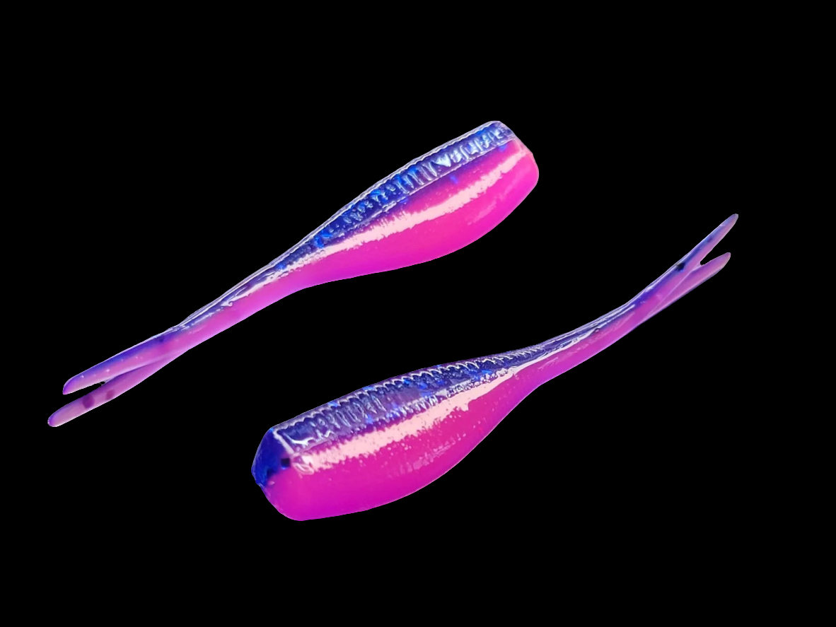 (20 ct.) 2" Slab Crusher Soft Plastic Bait - Laminate Colors