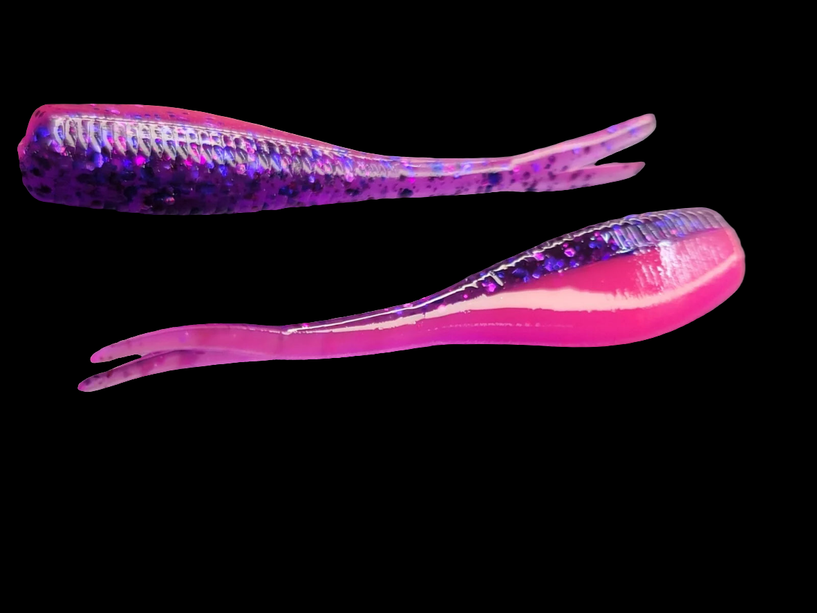 (20 ct.) 2" Slab Crusher Soft Plastic Bait - Laminate Colors