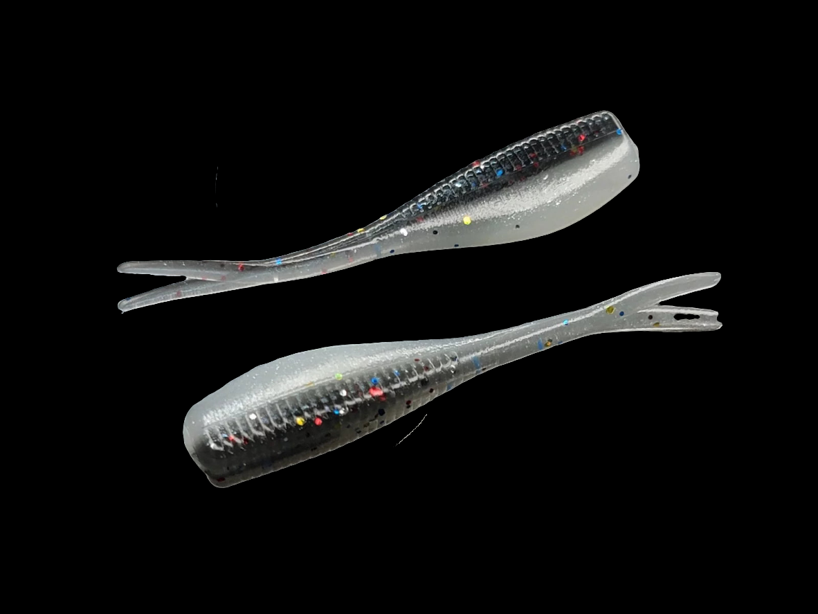 (20 ct.) 2" Slab Crusher Soft Plastic Bait - Laminate Colors