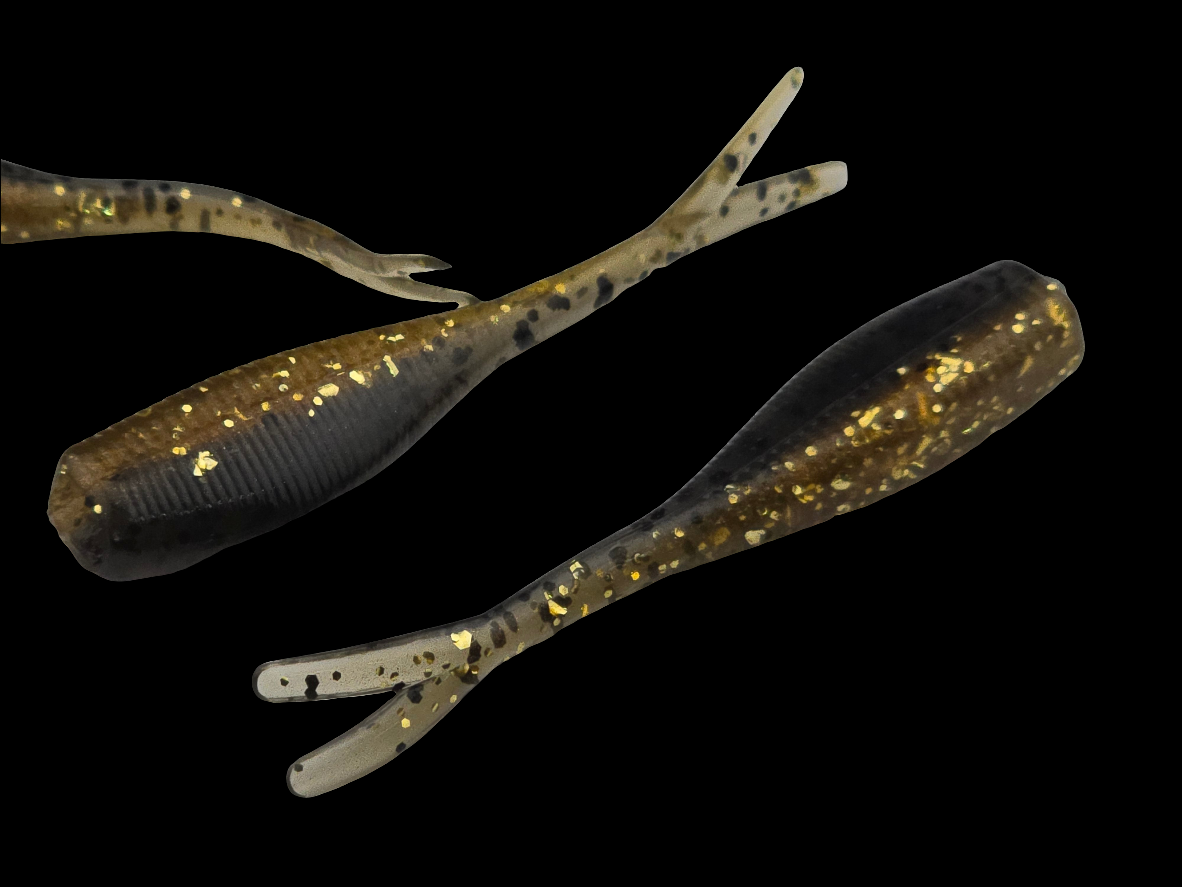 (20 ct.) 2" Slab Crusher Soft Plastic Bait - Laminate Colors