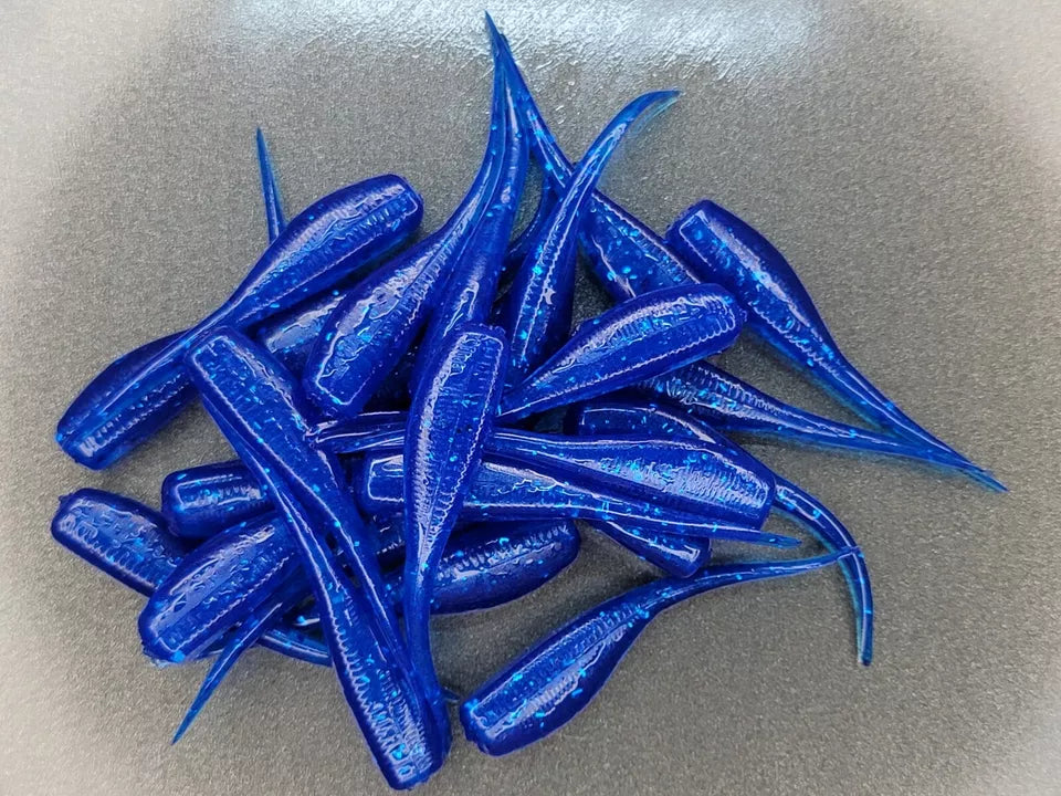 (24 ct.) 2" Slab Hunter Soft Plastic Bait - Solid Colors