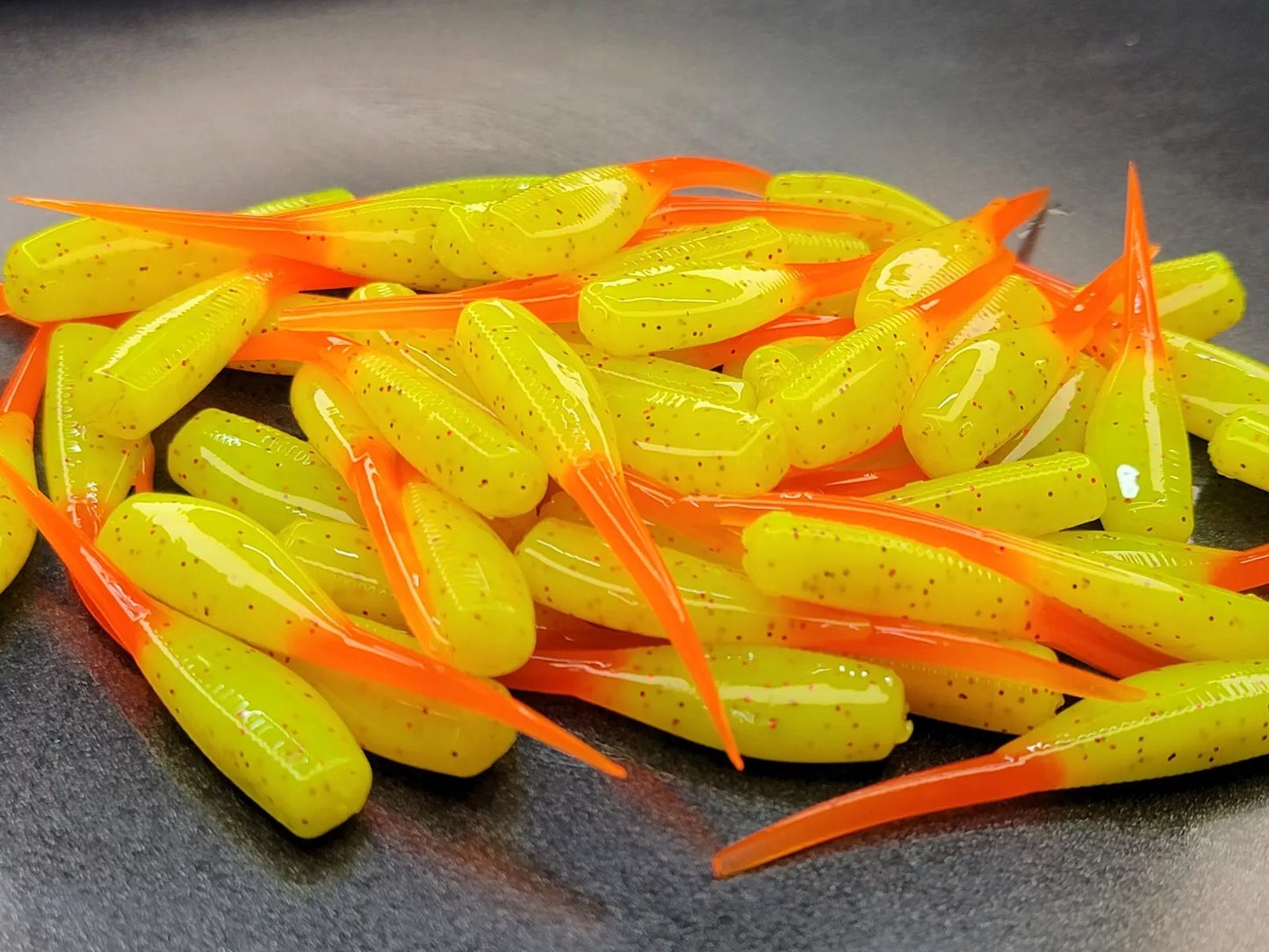 (24 ct.) 2" Slab Hunter Soft Plastic Bait - Hot Tails