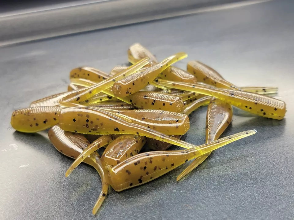 (24 ct.) 2" Slab Hunter Soft Plastic Bait - Solid Colors