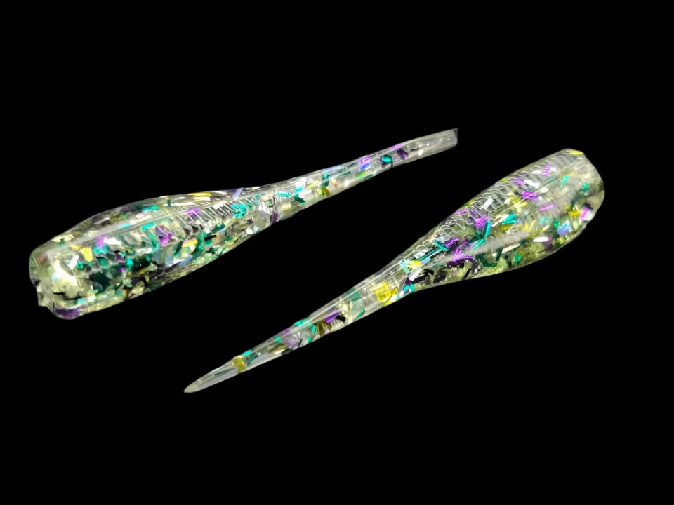 (24 ct.) 2" Slab Hunter Soft Plastic Bait - Solid Colors