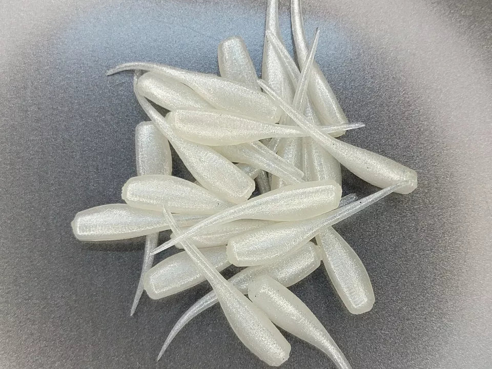 (24 ct.) 2" Slab Hunter Soft Plastic Bait - Solid Colors