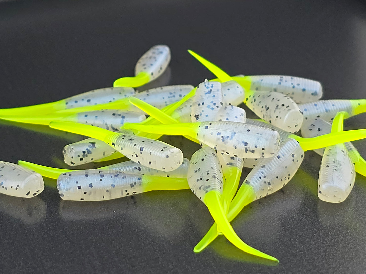 (24 ct.) 2" Slab Hunter Soft Plastic Bait - Hot Tails