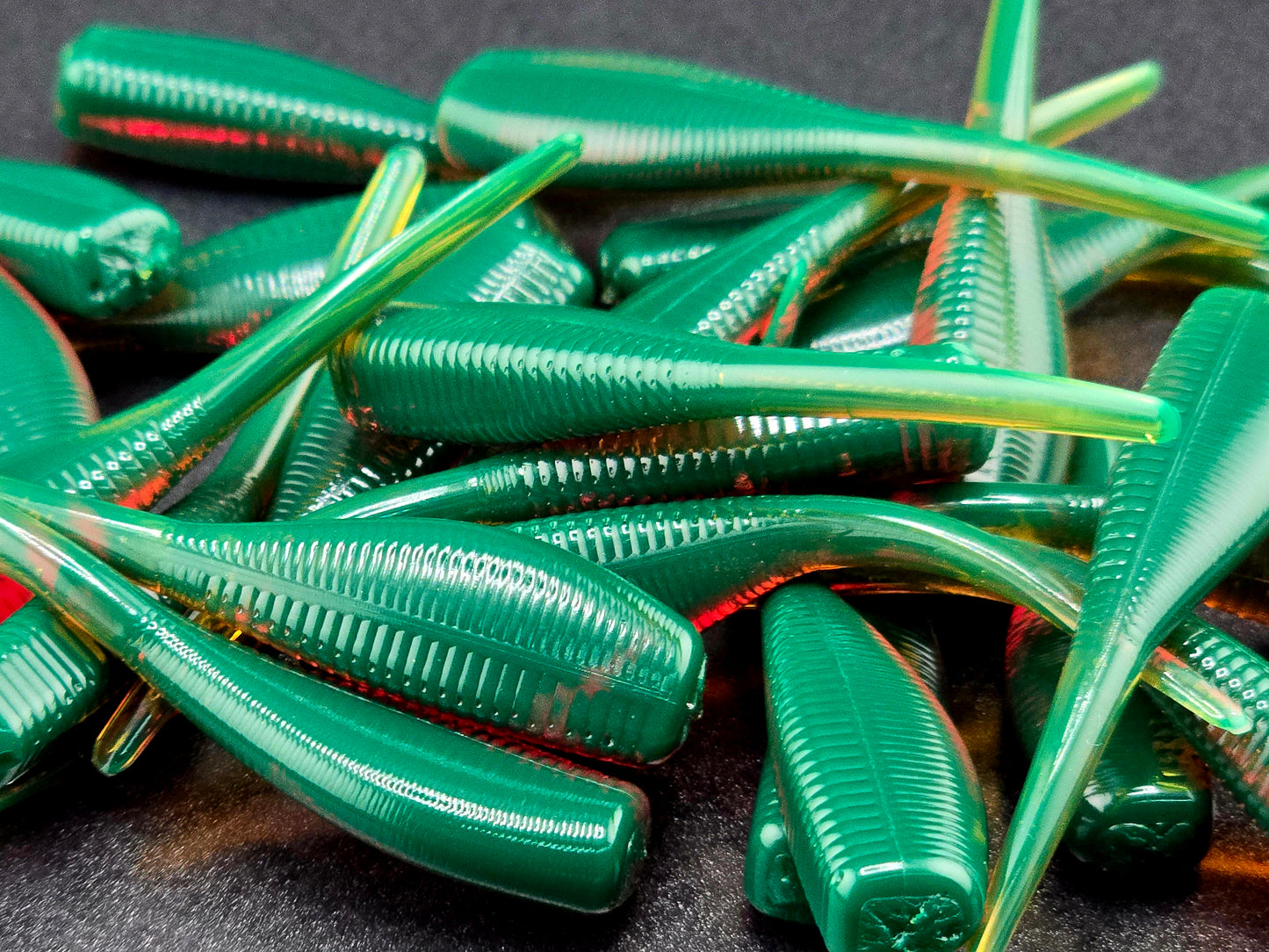 (24 ct.) 2" Slab Hunter Soft Plastic Bait - Solid Colors