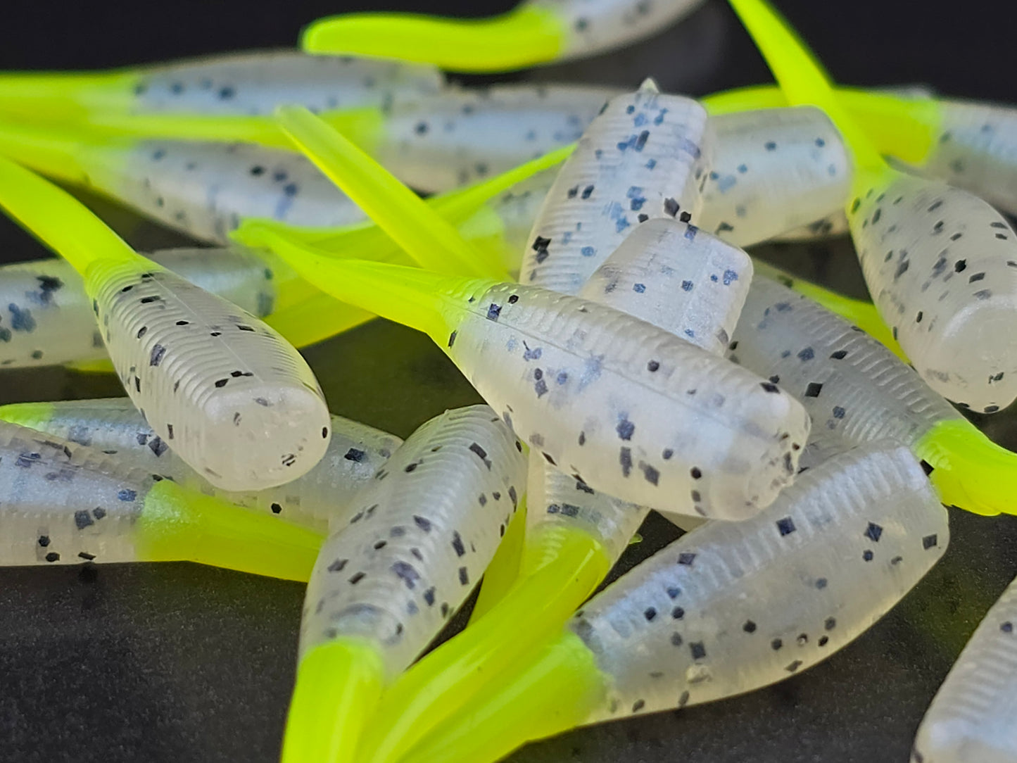 (24 ct.) 2" Slab Hunter Soft Plastic Bait - Hot Tails