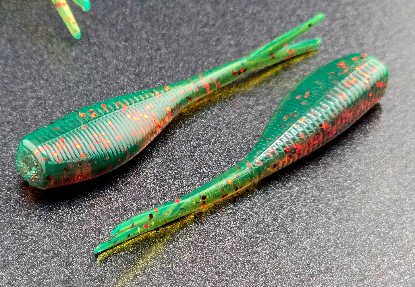 (20 ct.) 2" Slab Crusher Soft Plastic Bait - Solid Colors