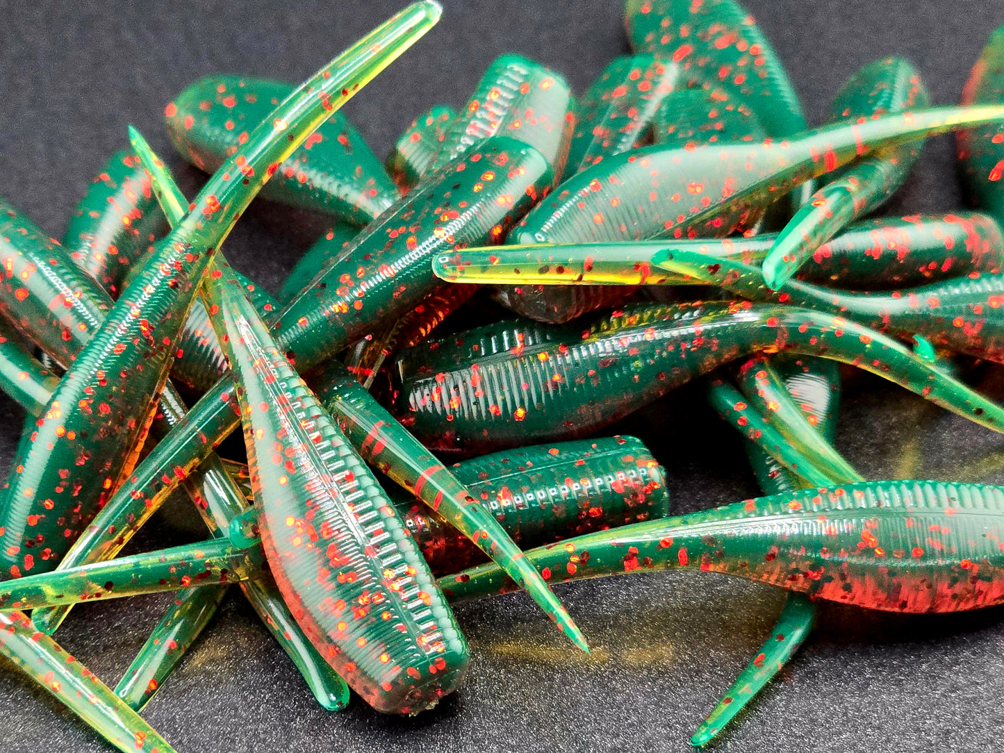 (24 ct.) 2" Slab Hunter Soft Plastic Bait - Solid Colors