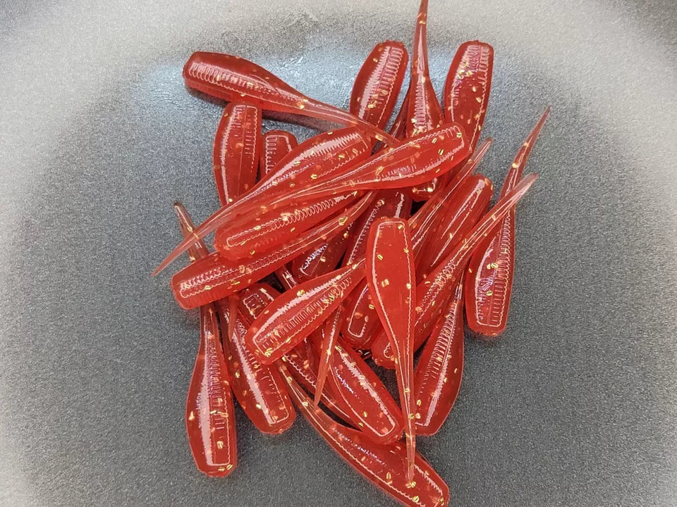 (24 ct.) 2" Slab Hunter Soft Plastic Bait - Solid Colors
