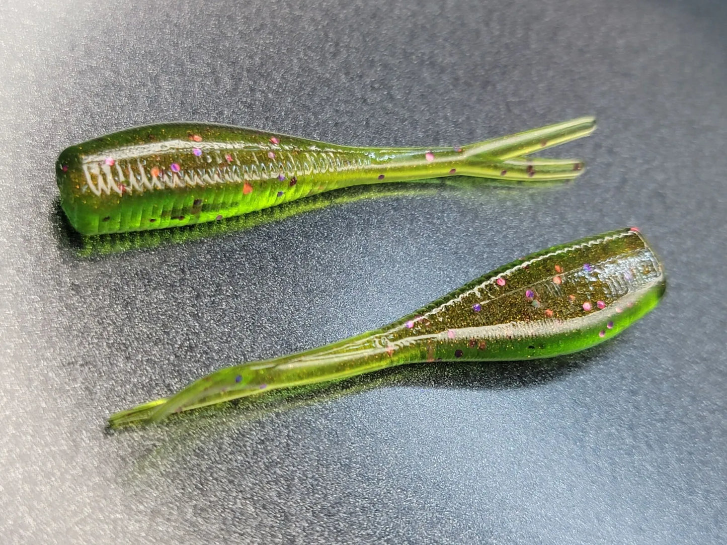 (20 ct.) 2" Slab Crusher Soft Plastic Bait - Solid Colors