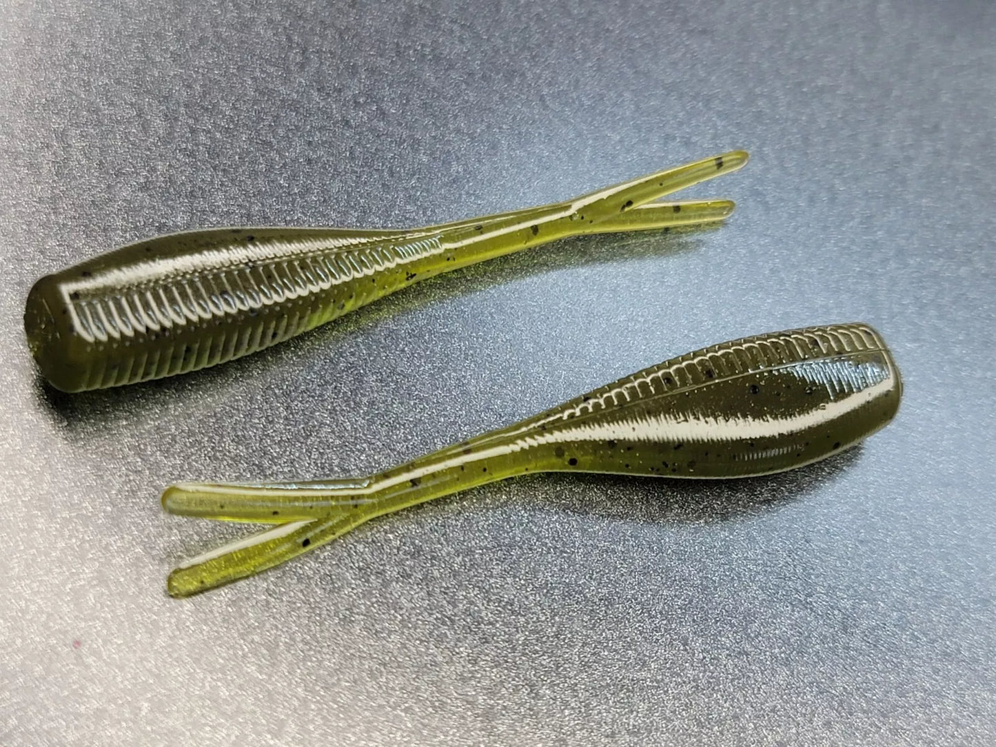 (20 ct.) 2" Slab Crusher Soft Plastic Bait - Solid Colors