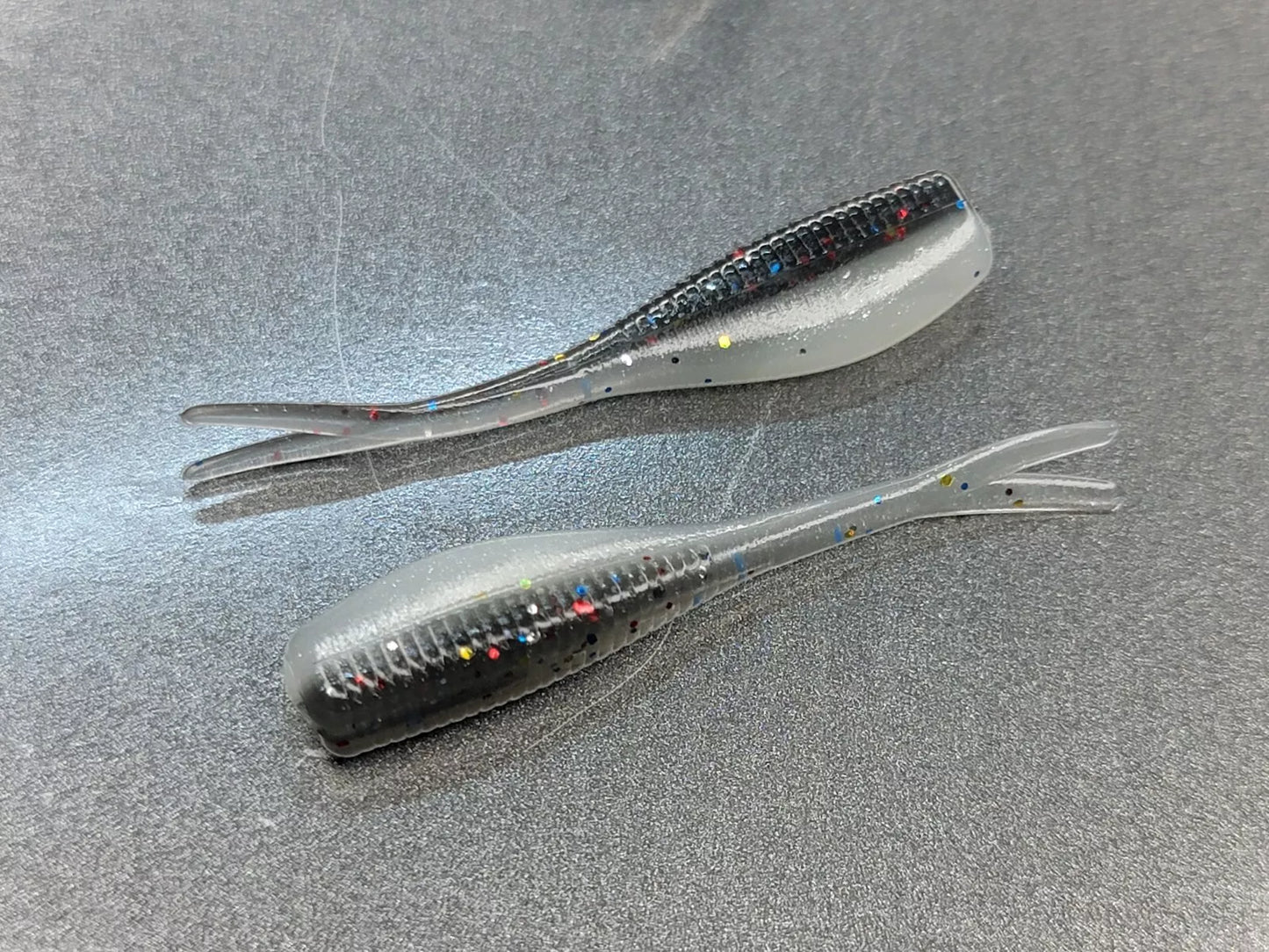 (20 ct.) 2" Slab Crusher Soft Plastic Bait - Laminate Colors