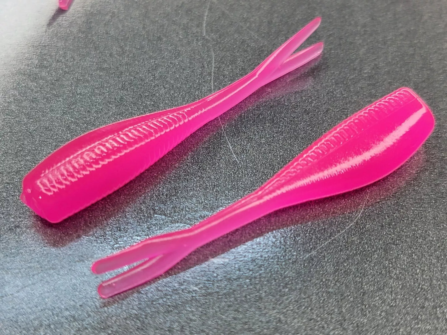 (20 ct.) 2" Slab Crusher Soft Plastic Bait - Solid Colors