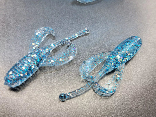 (20 ct.) 2" Slab Bandit Soft Plastic Bait - Solid Colors