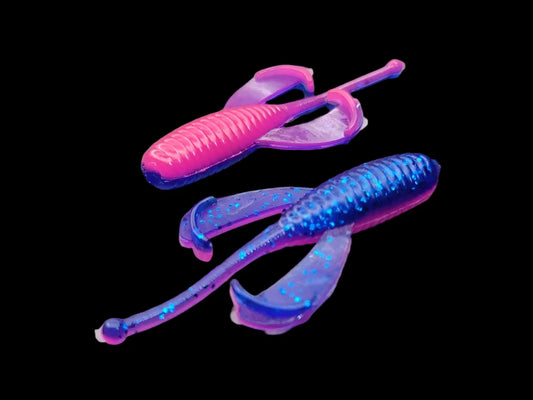 (20 ct.) 2" Slab Bandit Soft Plastic Bait - Laminate Colors