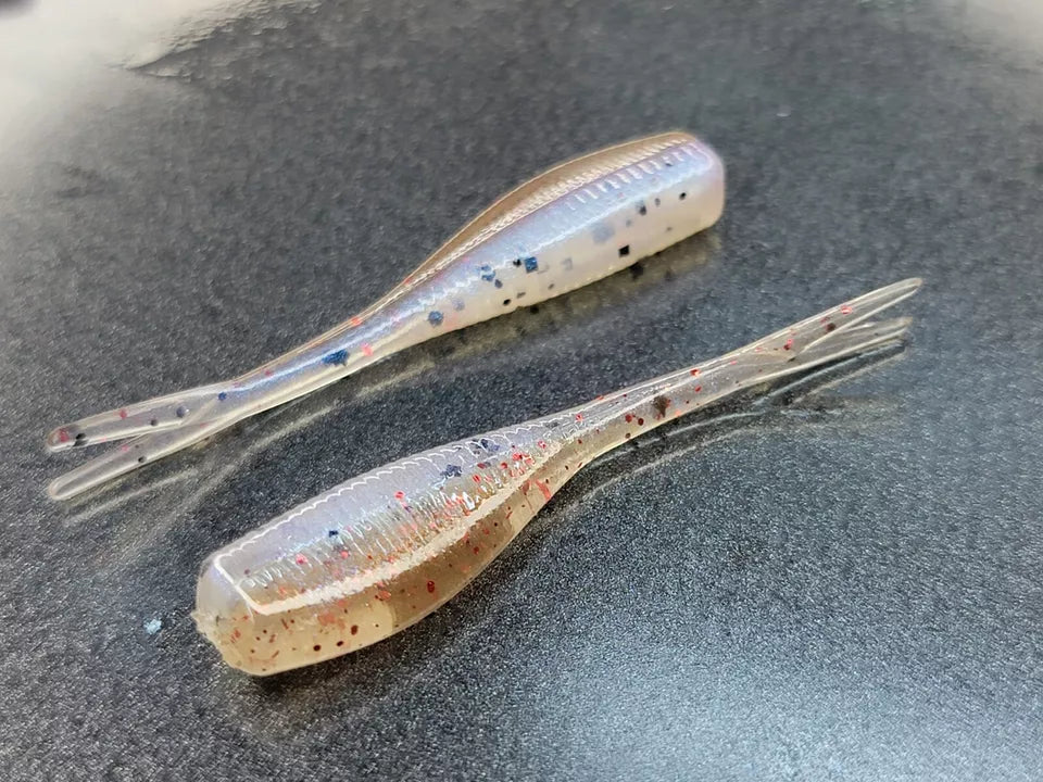 (20 ct.) 2" Slab Crusher Soft Plastic Bait - Laminate Colors
