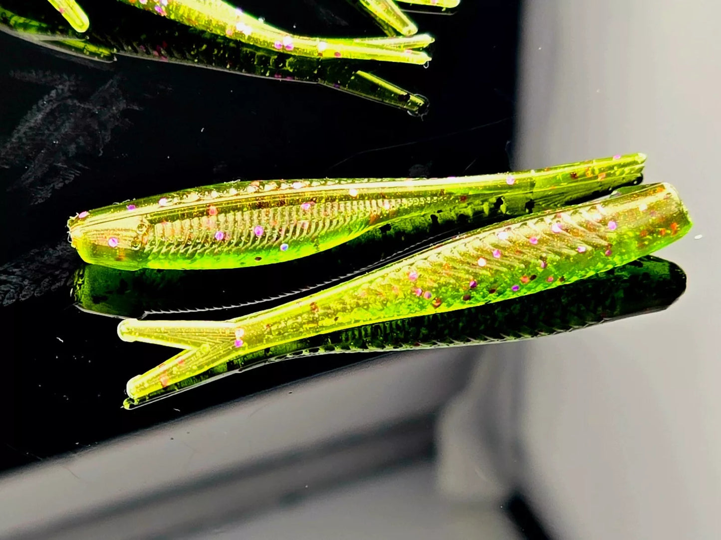 (20 ct.) 2" Tracer Shad Soft Plastic Bait - Solid Colors