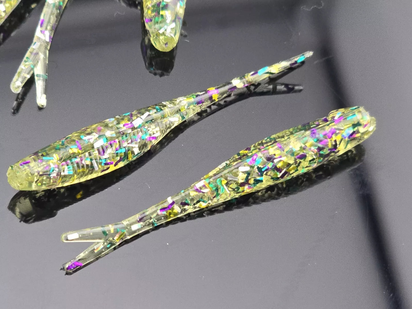 (20 ct.) 2" Tracer Shad Soft Plastic Bait - Solid Colors