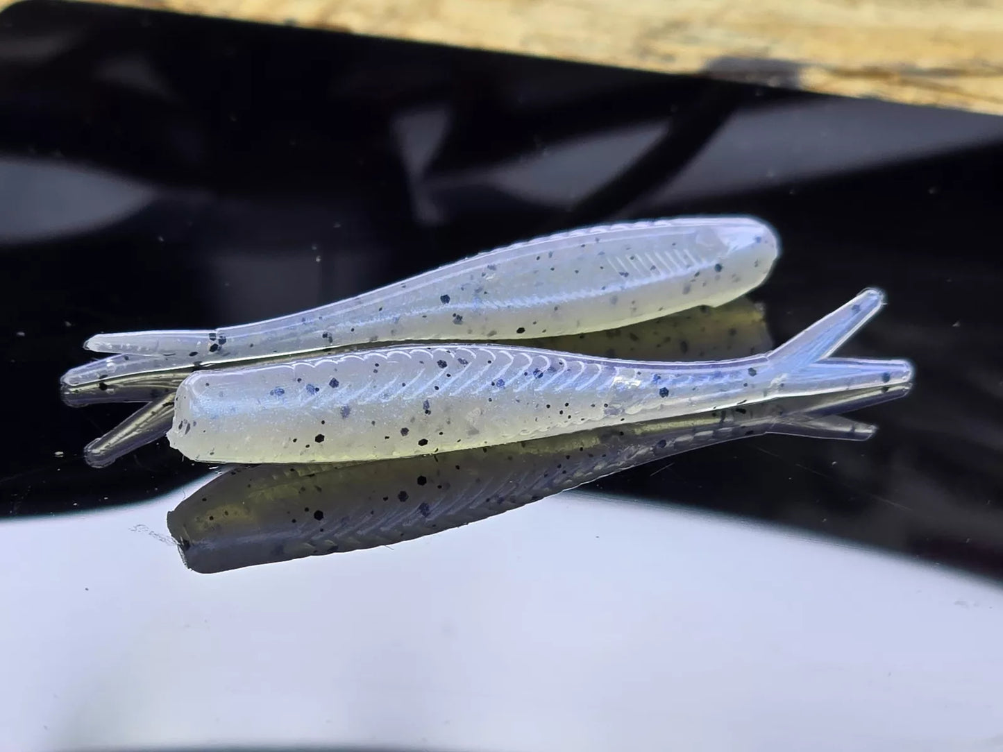 (20 ct.) 2" Tracer Shad Soft Plastic Bait - Solid Colors