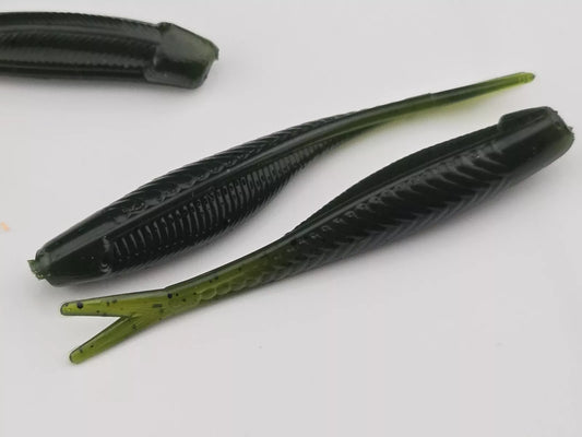 (20 ct.) 2" Tracer Shad Soft Plastic Bait - Solid Colors