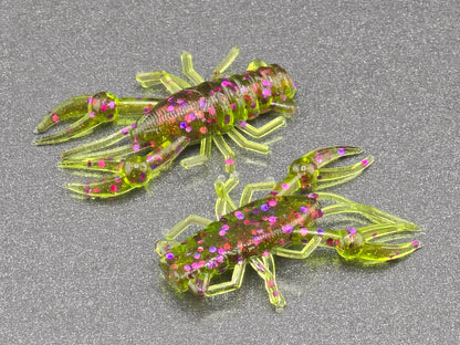 (30 ct.) 1" Mighty Craw Soft Plastic Bait