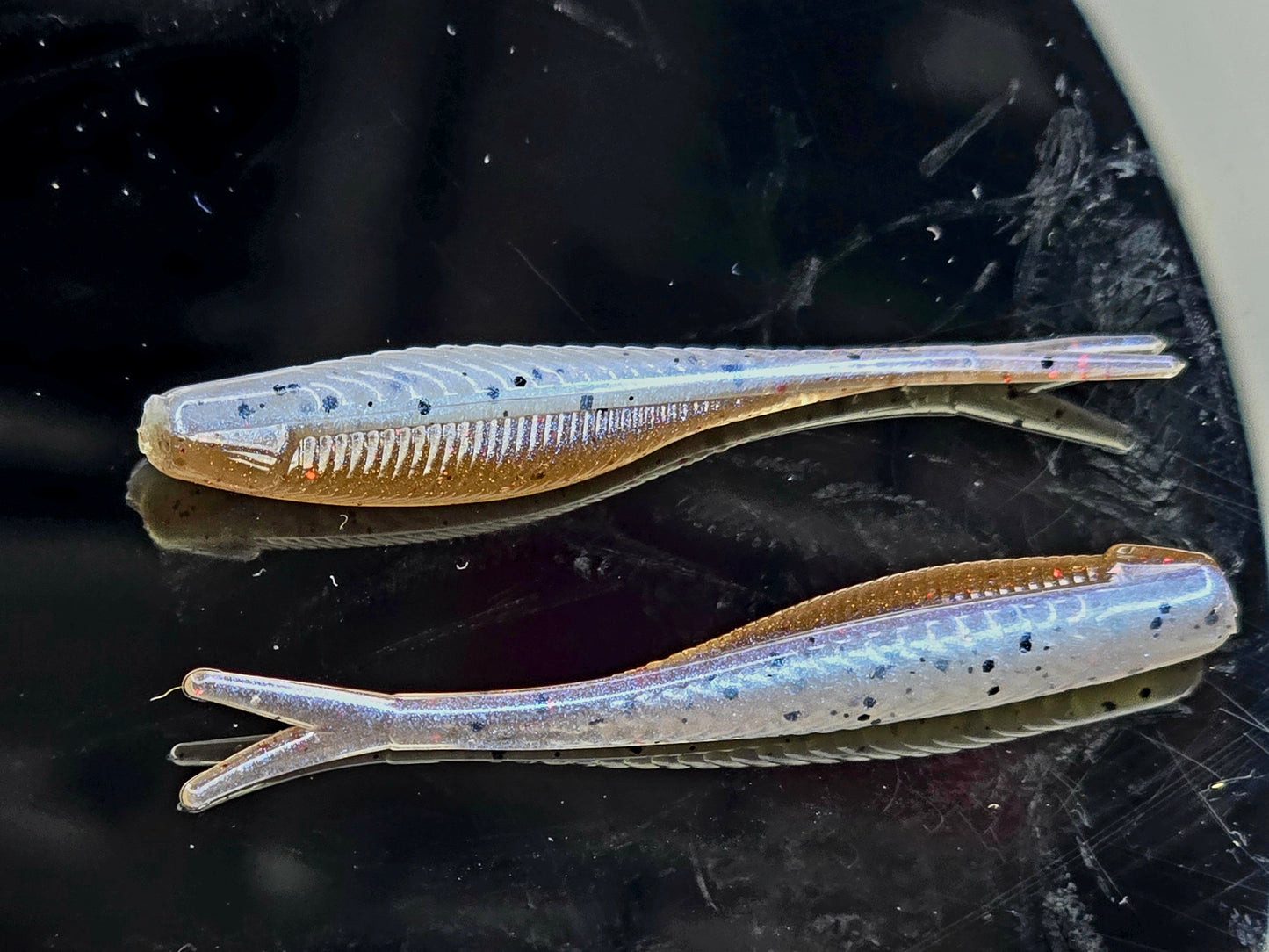 (20 ct.) 2" Tracer Shad Soft Plastic Bait - Laminate Colors