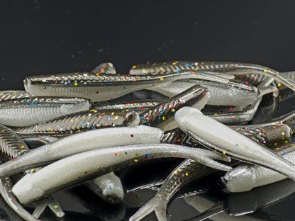 (20 ct.) 2" Tracer Shad Soft Plastic Bait - Laminate Colors
