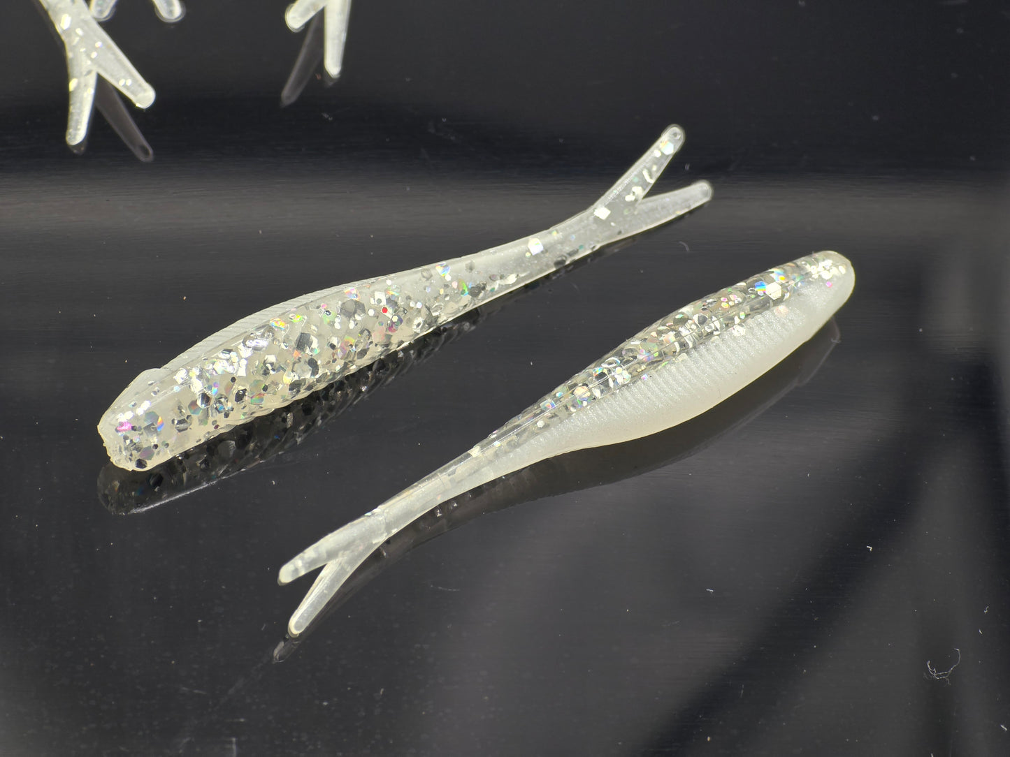 (20 ct.) 2" Tracer Shad Soft Plastic Bait - Laminate Colors