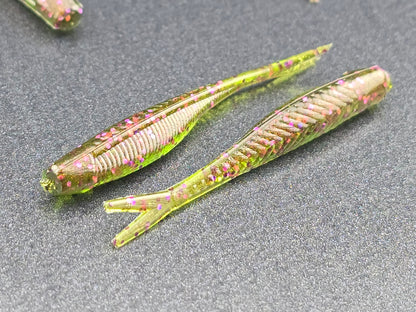 (20 ct.) 2" Tracer Shad Soft Plastic Bait - Solid Colors
