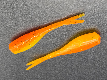 (20 ct.) 2" Slab Crusher Soft Plastic Bait - Laminate Colors