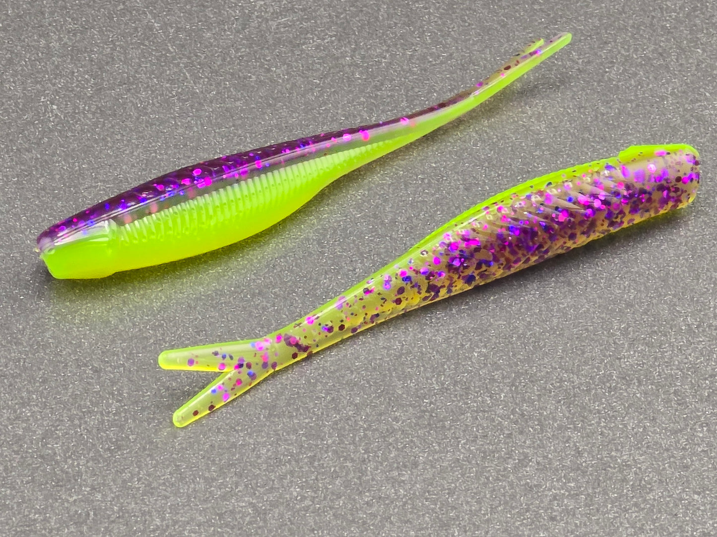 (20 ct.) 2" Tracer Shad Soft Plastic Bait - Laminate Colors