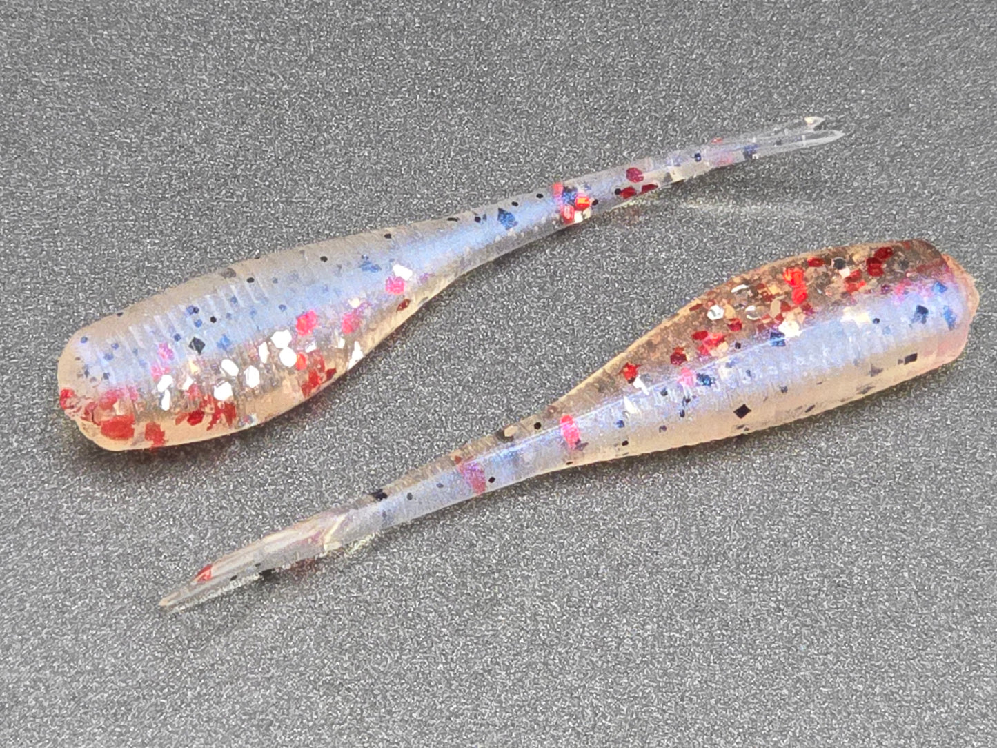 (20 ct.) 2" Slab Crusher Soft Plastic Bait - Laminate Colors