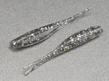 (20 ct.) 2" Tracer Shad Soft Plastic Bait - Solid Colors