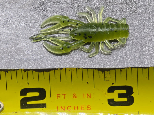 (30 ct.) 1" Mighty Craw Soft Plastic Bait