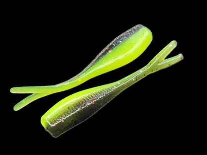 (20 ct.) 2" Slab Crusher Soft Plastic Bait - Laminate Colors
