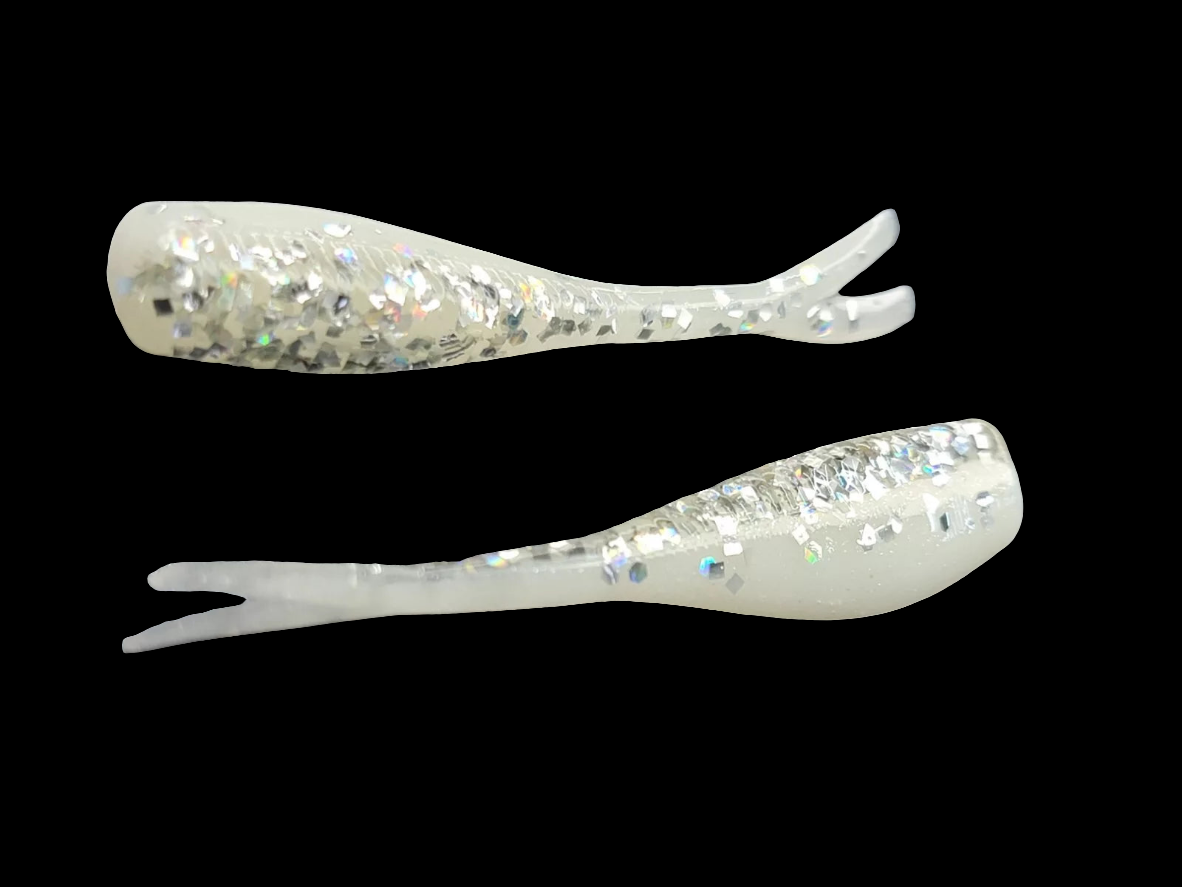 (20 ct.) 2" Slab Crusher Soft Plastic Bait - Laminate Colors
