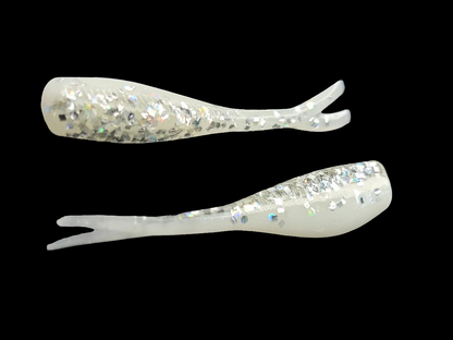 (20 ct.) 2" Slab Crusher Soft Plastic Bait - Laminate Colors
