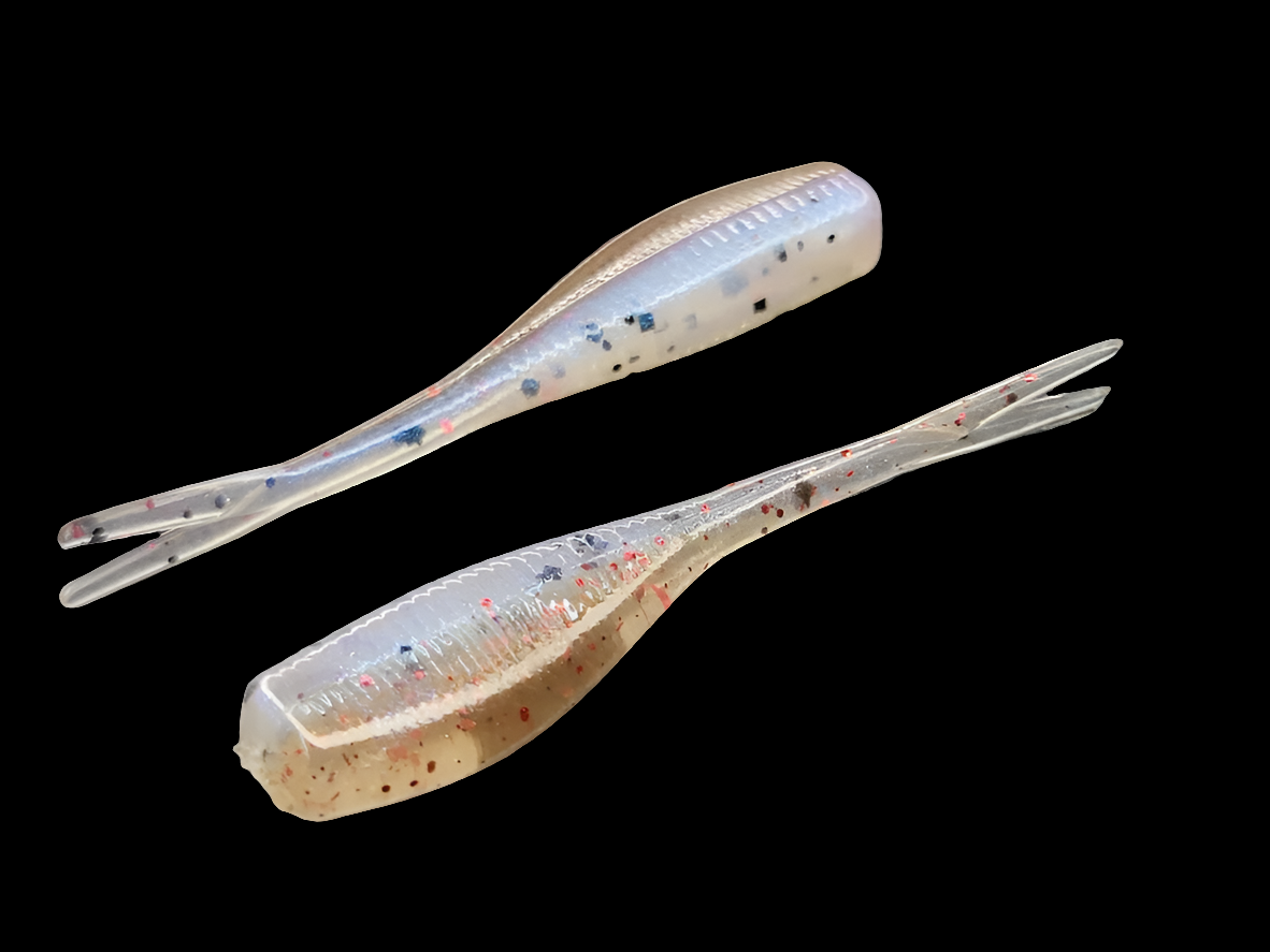 (20 ct.) 2" Slab Crusher Soft Plastic Bait - Laminate Colors