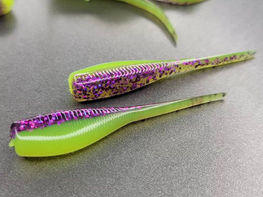 (24 ct.) 2" Slab Hunter Soft Plastic Bait - Laminate Colors