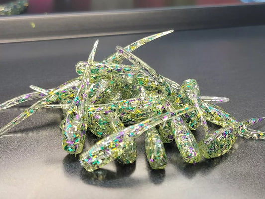 (24 ct.) 2" Slab Hunter Soft Plastic Bait - Solid Colors