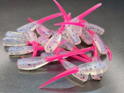 (24 ct.) 2" Slab Hunter Soft Plastic Bait - Hot Tails