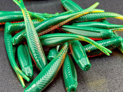 (20 ct.) 2" Tracer Shad Soft Plastic Bait - Solid Colors